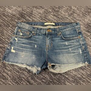 J Brand Women’s Cutoff Blue Denim Jean Shorts Size 26